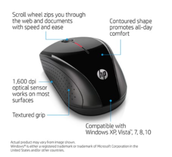 Features of the HP X3000 Wireless Mouse